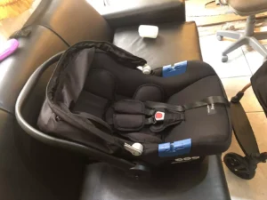 Bebê conforto do carrinho de Bebe Ecco Travel System com ninho da Burigotto